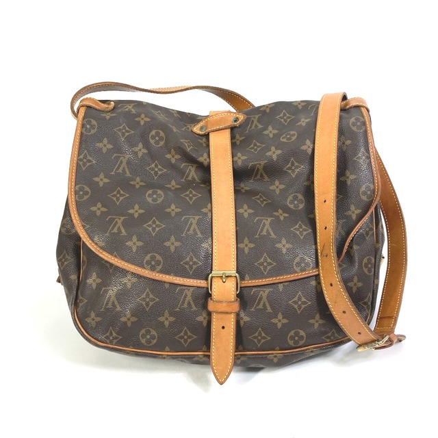 LOUIS VUITTON ソミュール35 モノグラム ハンドバッグ