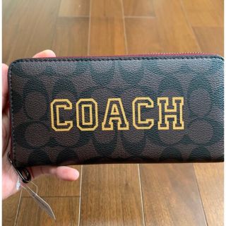 コーチ(COACH)の856 コーチ　長財布　コーチ　ロゴ　新作　人気　限定カラー(財布)