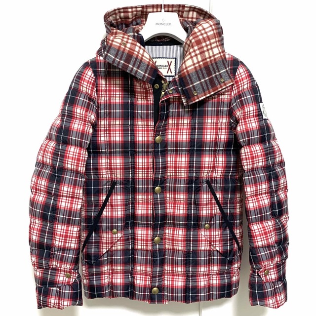 お得】 MONCLER - 【正規/美品】モンクレール・ガムブルー チェック柄