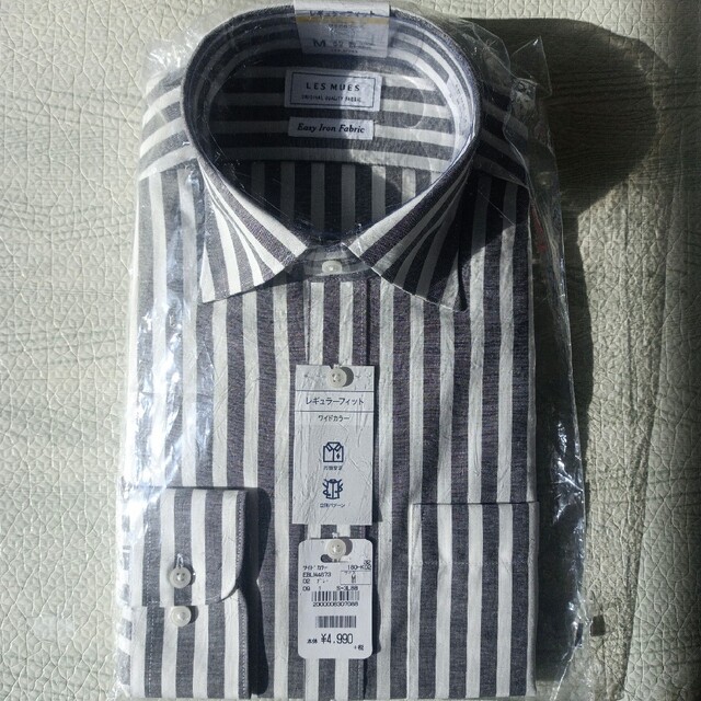AOKI(アオキ)の新品 タグ付 LES MUES レミュー メンズ ワイシャツ 長袖 39-86 メンズのトップス(シャツ)の商品写真