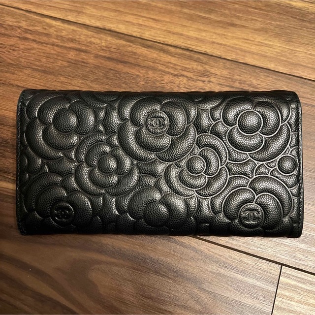 CHANEL 長財布　カメリア