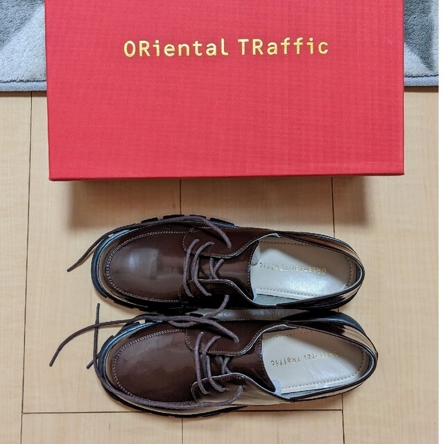 ORiental TRaffic(オリエンタルトラフィック)の【新品未使用】ORiental TRaffic レースアップシューズ23.5cm レディースの靴/シューズ(ローファー/革靴)の商品写真