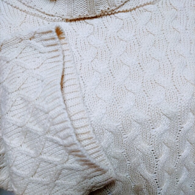 送料無料 匿名配送 フリンジがついたかわいいセーター 冬服 韓国 レディースのトップス(ニット/セーター)の商品写真