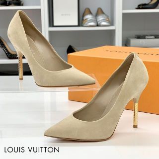 ルイヴィトン(LOUIS VUITTON)の5575 ヴィトン アルティメートライン スエード モノグラムヒール パンプス (ハイヒール/パンプス)