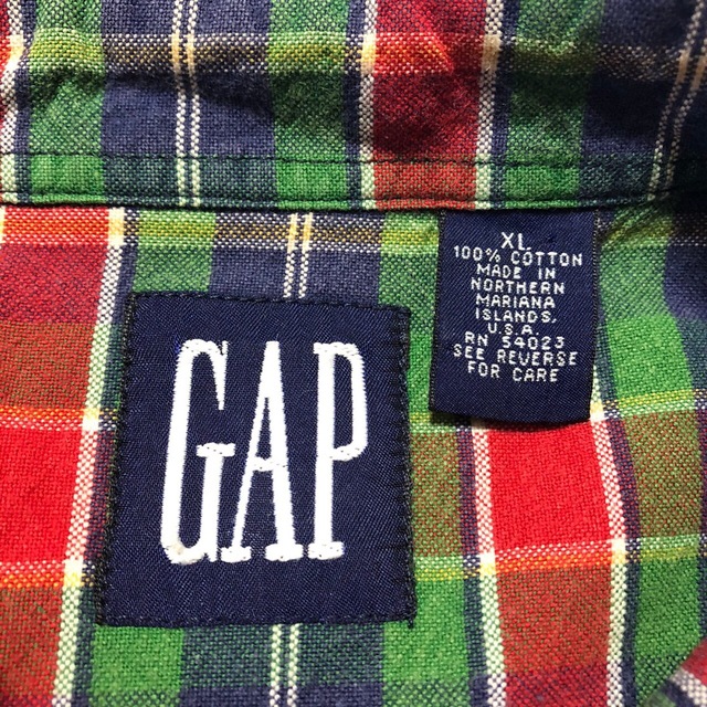 GAP(ギャップ)の【オールドギャップGAP】ポケットレトロビッグチェックシャツ 90s メンズのトップス(シャツ)の商品写真