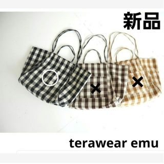 シマムラ(しまむら)の【新品】terawear emu チェックビッグトートバッグ(トートバッグ)