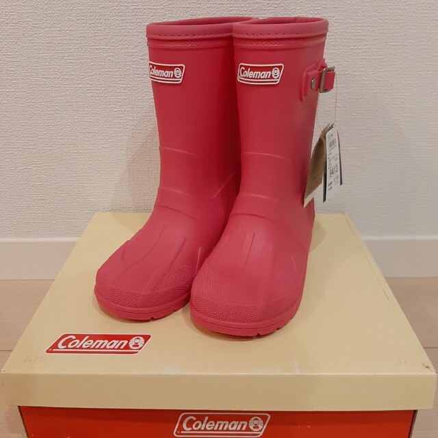 Coleman(コールマン)の新品　箱付き　Coleman　レインブーツ　長靴　18cm　キッズ　雪　雨 キッズ/ベビー/マタニティのキッズ靴/シューズ(15cm~)(長靴/レインシューズ)の商品写真