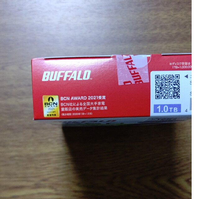 Buffalo(バッファロー)のBUFFALO 外付けSSD SSD-PUT1.0U3-BKC スマホ/家電/カメラのPC/タブレット(PC周辺機器)の商品写真