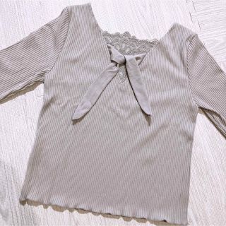 トッコ(tocco)のtocco ♡ バックレースリボンニット(ニット/セーター)