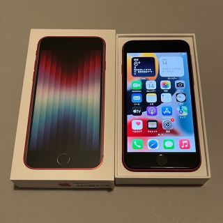 iPhone SE 第3世代 レッド 64GB 新品未使用品(スマートフォン本体)