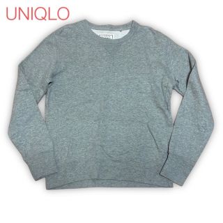 ユニクロ(UNIQLO)のUNIQLO ORIGINAL WASH スウェット トレーナー M グレー(スウェット)