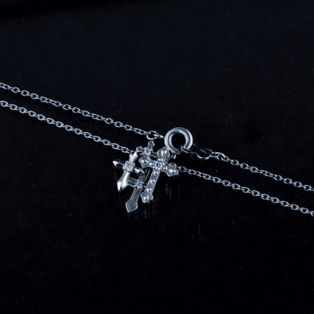 美品!ジャスティンデイビス SNJ440 GRAVE CROSS ネックレス www