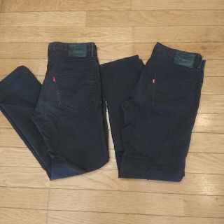 リーバイス(Levi's)のリーバイス W32 ブラックパンツ 2本セット(デニム/ジーンズ)