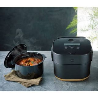 ゾウジルシ(象印)の象印STAN 自動調理なべ　炊飯器EL-KA23-BAブラック新品(調理機器)