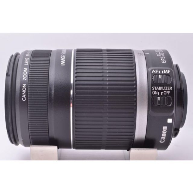 Canon(キヤノン)のCanon【感動の望遠】キヤノン　EF-S55-250mmIS　一眼レフ　レンズ スマホ/家電/カメラのカメラ(レンズ(ズーム))の商品写真