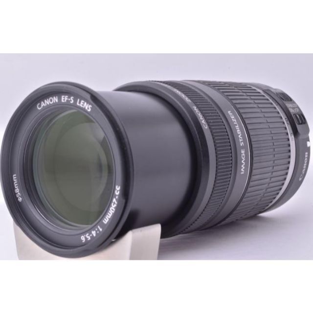 Canon(キヤノン)のCanon【感動の望遠】キヤノン　EF-S55-250mmIS　一眼レフ　レンズ スマホ/家電/カメラのカメラ(レンズ(ズーム))の商品写真