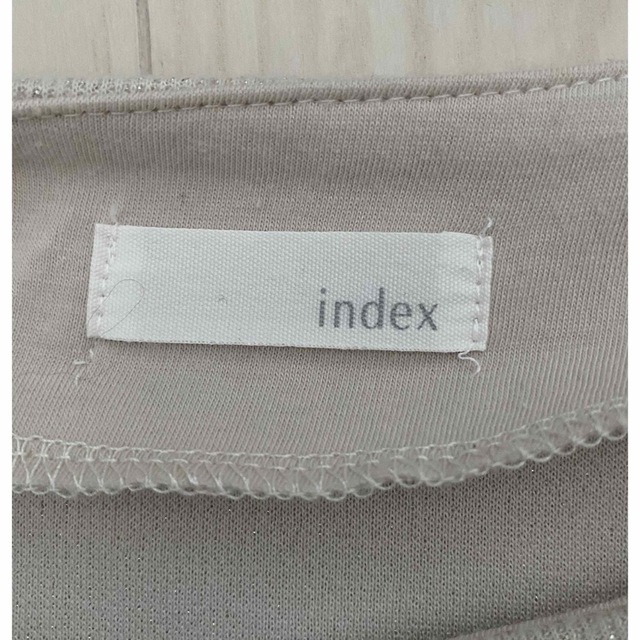 INDEX(インデックス)のインデックス　カットソー レディースのトップス(カットソー(長袖/七分))の商品写真