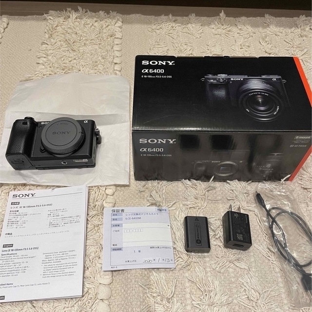 SONY(ソニー)のsony α6400 ボディ(レンズなしです) スマホ/家電/カメラのカメラ(ビデオカメラ)の商品写真