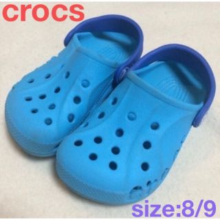 クロックス(crocs)のクロックス サンダル キッズ サイズ8/9 15.5cm 男の子 crocs(サンダル)