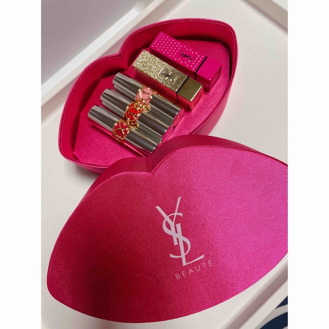 超豪華☆新品未使用YSL☆口紅5個セット( ˘ω˘ )限定リップBOX入り