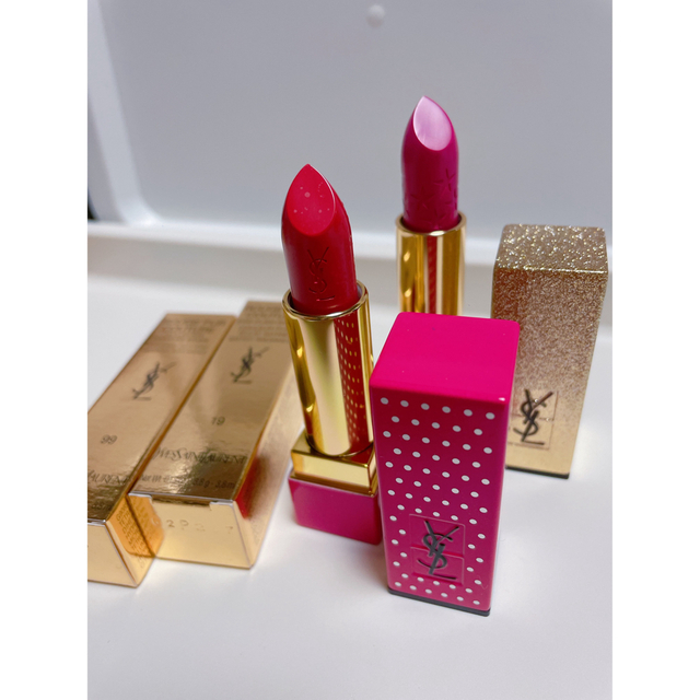 Yves Saint Laurent(イヴサンローラン)の超豪華☆新品未使用YSL☆口紅5個セット( ˘ω˘ )限定リップBOX入り コスメ/美容のベースメイク/化粧品(口紅)の商品写真