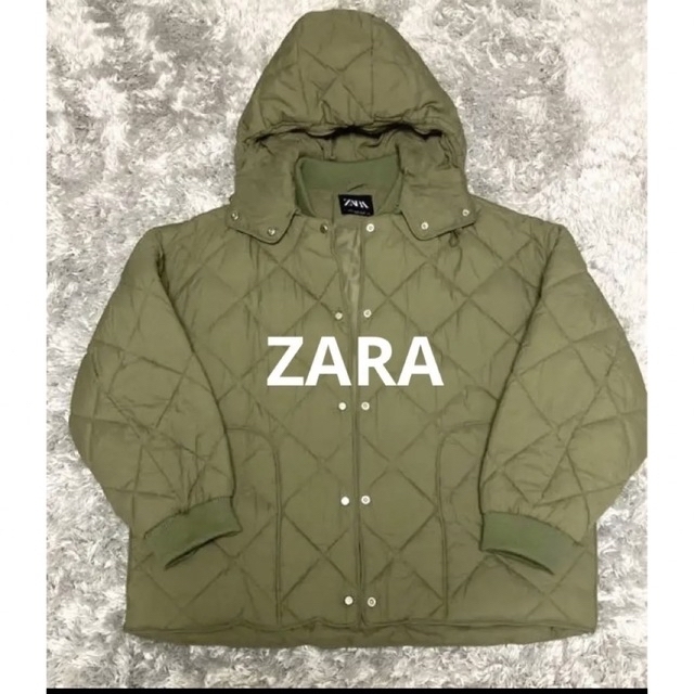 ZARA(ザラ)のZARA ザラ M フードキルティングジャケット　アウター レディースのジャケット/アウター(その他)の商品写真