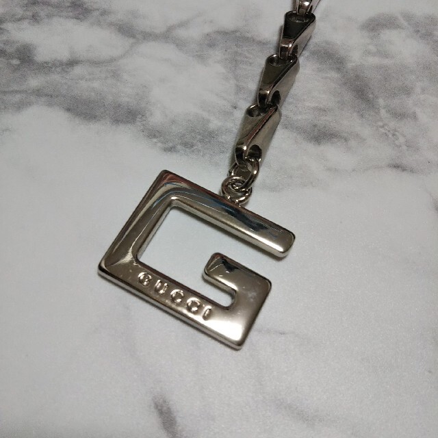 GUCCI】チェーンベルト シルバー ロゴ ブランド ベルト EDCBA-