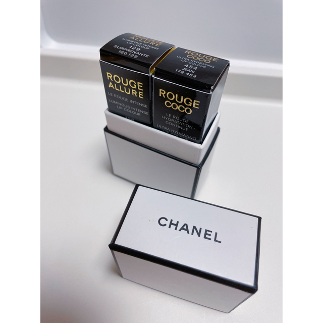 CHANEL(シャネル)の廃盤☆新品未使用☆シャネル ルージュ ココ アリュール 口紅2点セット コスメ/美容のベースメイク/化粧品(口紅)の商品写真