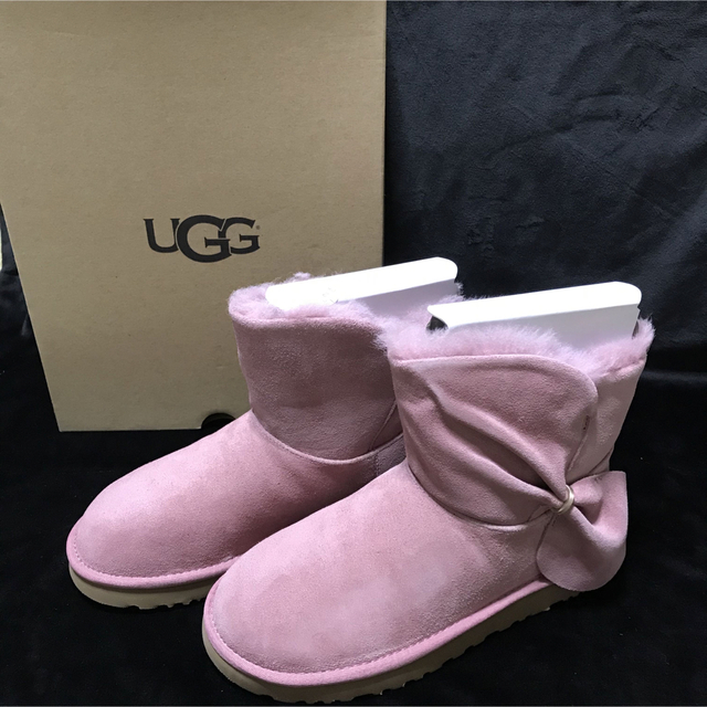 営業 特価 レア UGG ムートンブーツ 23cm 流行カラー ピンク ilam.org