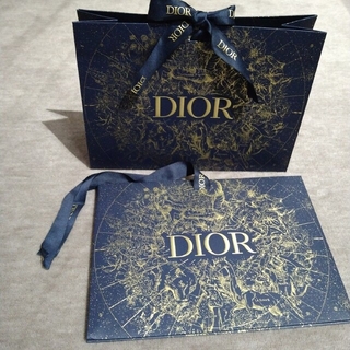 ディオール(Dior)のDior　2022年　ホリデー限定　ショッパー　２枚セット(ショップ袋)