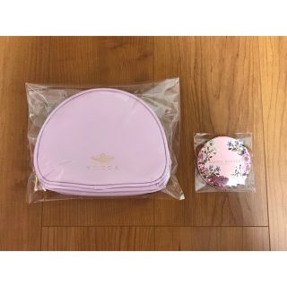 トッカ(TOCCA)の新品★TOCCAポーチ&OLIVIA BURTONコンパクトミラー(その他)