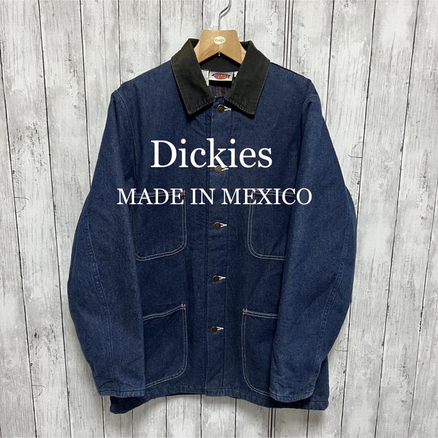 90's Dickies デニムカバーオール！ブランケットライナー！ | フリマアプリ ラクマ