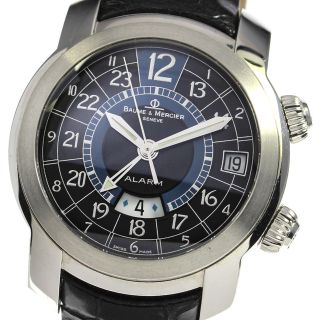 ボームエメルシエ(BAUME&MERCIER)の★箱付き【Baume & Mercier】ボーム＆メルシェ ケープランド アラーム GMT 65322 自動巻き メンズ_723132(腕時計(アナログ))