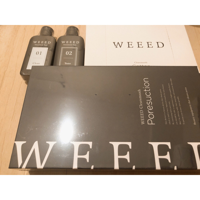 毛穴吸引機 毛穴パック WEEED ウィード クリアスムーズセット の通販 ...