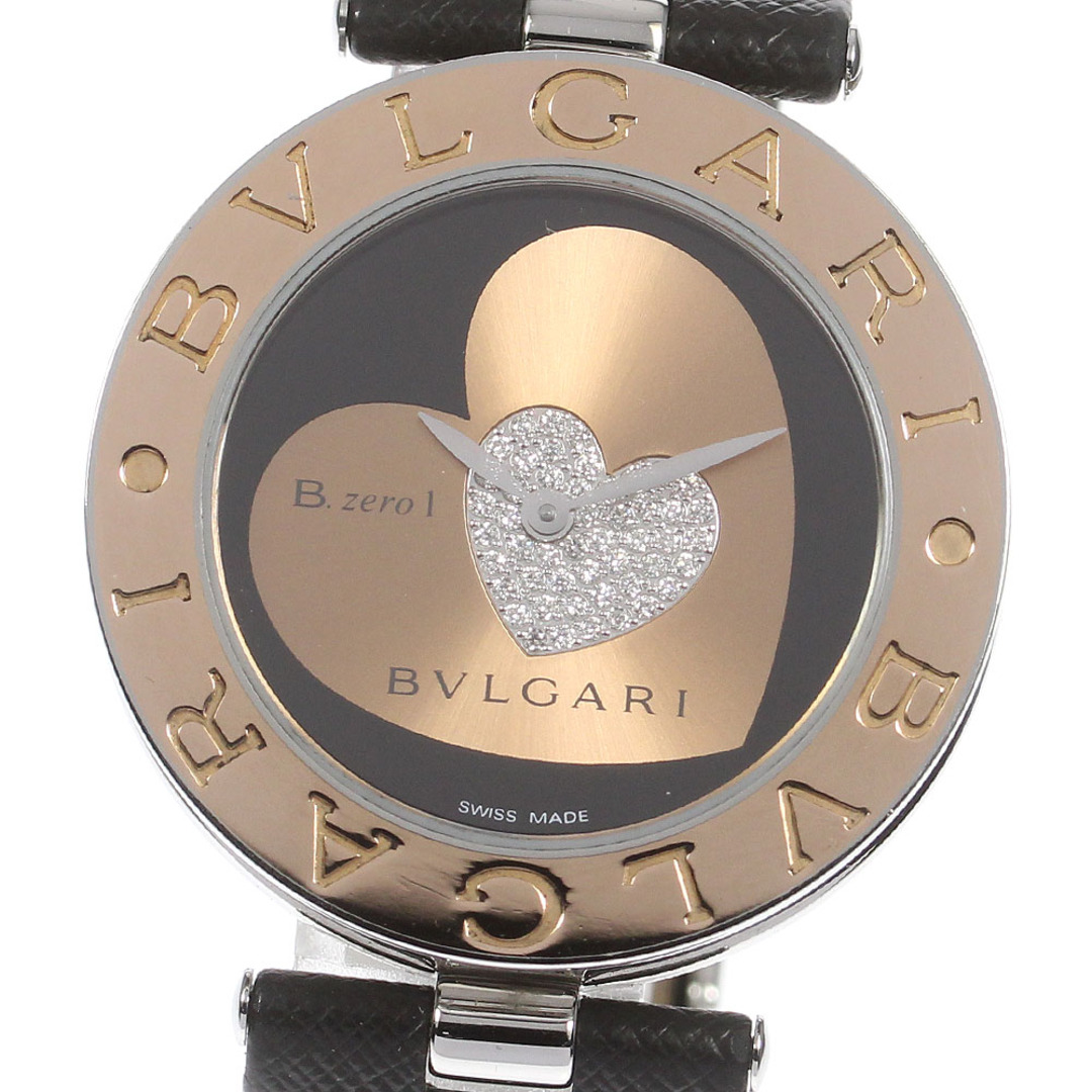 ブルガリ BVLGARI BZP35S B-ZERO1 ダブルハート ダイヤモンド クォーツ レディース _712777【ev20】