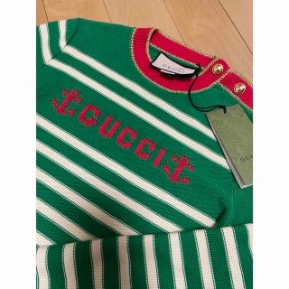 GUCCI 22AW ストライプ　セーター　新品(ニット/セーター)