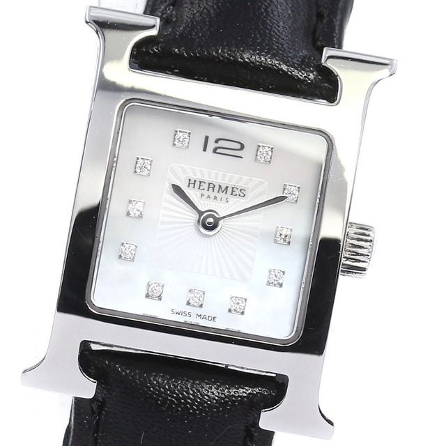 超格安価格 Hermes - レディース_706612 クォーツ HH1.110 11Pダイヤ
