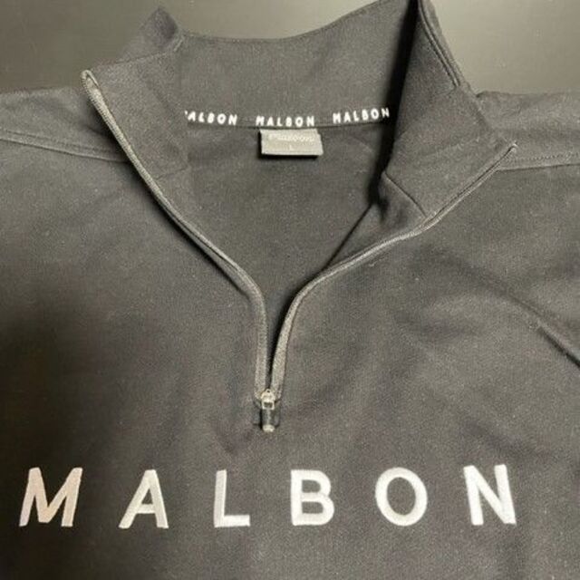 malbon  マルボン ロゴ　ハーフジップ　ポロシャツ スポーツ/アウトドアのゴルフ(ウエア)の商品写真