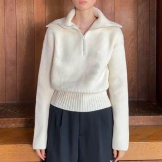 スタニングルアー(STUNNING LURE)のTeloplan   Ito Collar Sweater(ニット/セーター)