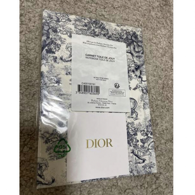 Christian Dior(クリスチャンディオール)のディオール　ノベルティー　ノート エンタメ/ホビーのコレクション(ノベルティグッズ)の商品写真