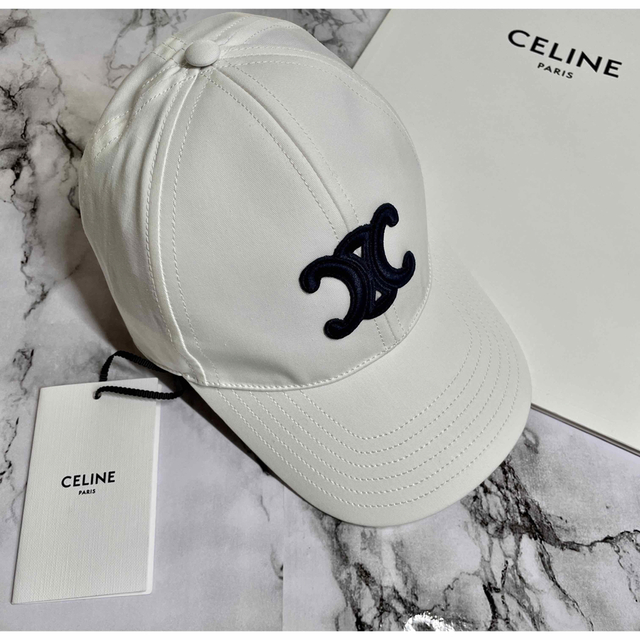 最新作定番 celine 美品 CELINE セリーヌ ベースボールキャップの通販 by ももか's shop｜セリーヌならラクマ 