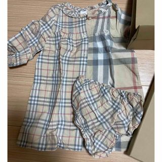 バーバリー(BURBERRY)の【Burberry】【1歳半用】チェックワンピース(ワンピース)