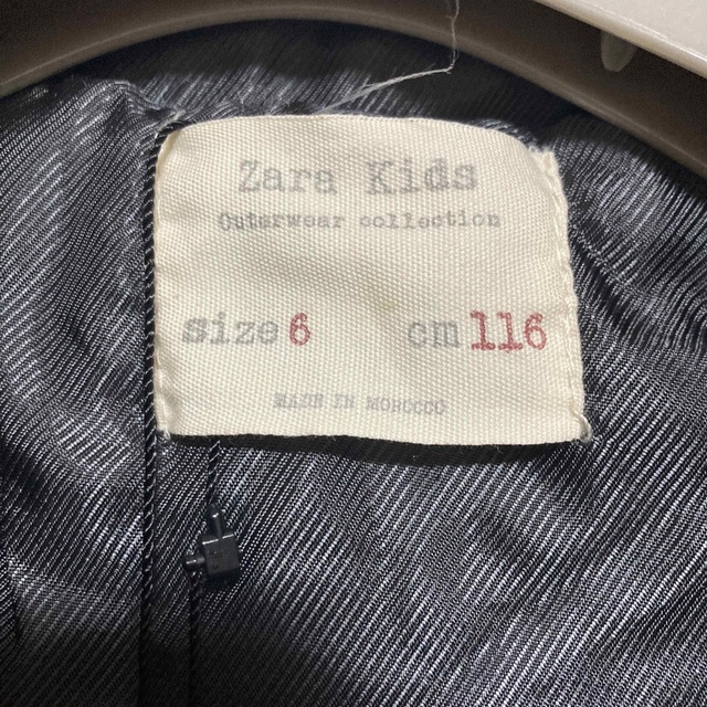 ZARA KIDS(ザラキッズ)の新品 zara kids コート 116 キッズ/ベビー/マタニティのキッズ服女の子用(90cm~)(ジャケット/上着)の商品写真