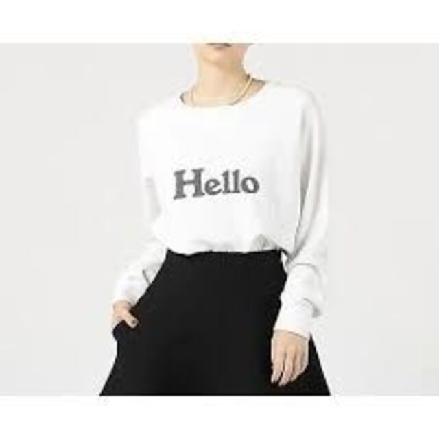 MADISONBLUE  HELLO SWEAT  新品　４２９００円トレーナー/スウェット