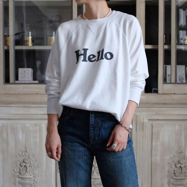 MADISONBLUE  HELLO SWEAT  新品　４２９００円トレーナー/スウェット