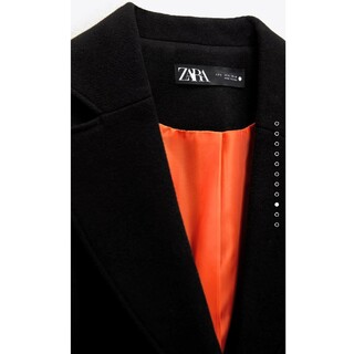 ZARA - ZARA 今期新作 マッチングボンバーコート ブラック Sサイズ