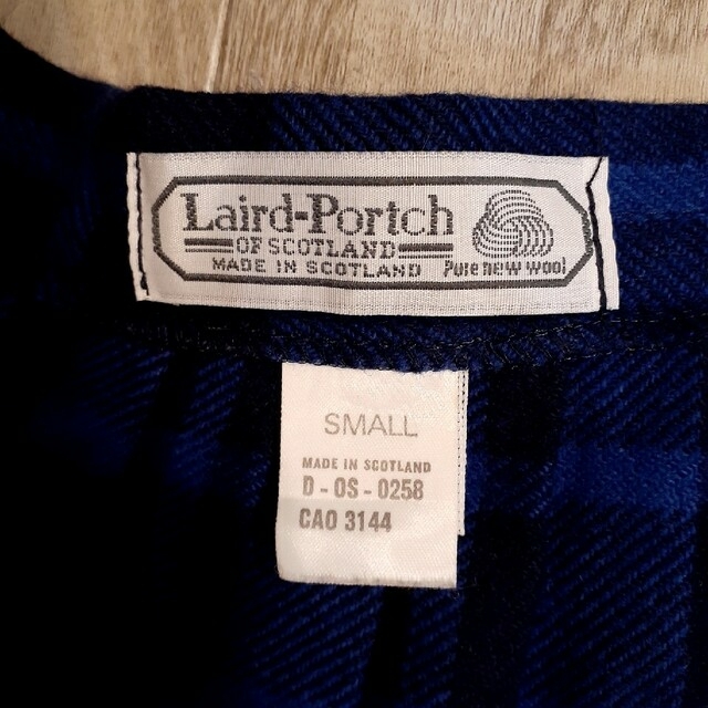 Laird-Portchチェック 巻き  ラップ プリーツ スカート レディースのスカート(ロングスカート)の商品写真