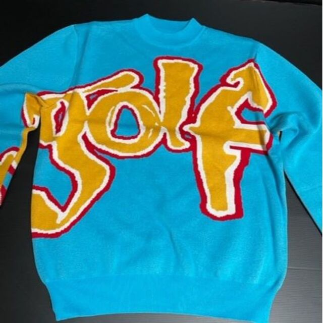 GOLF WANG  セーター　ブルー スポーツ/アウトドアのゴルフ(ウエア)の商品写真