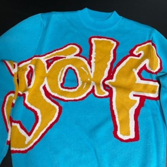 GOLF WANG  セーター　ブルー スポーツ/アウトドアのゴルフ(ウエア)の商品写真