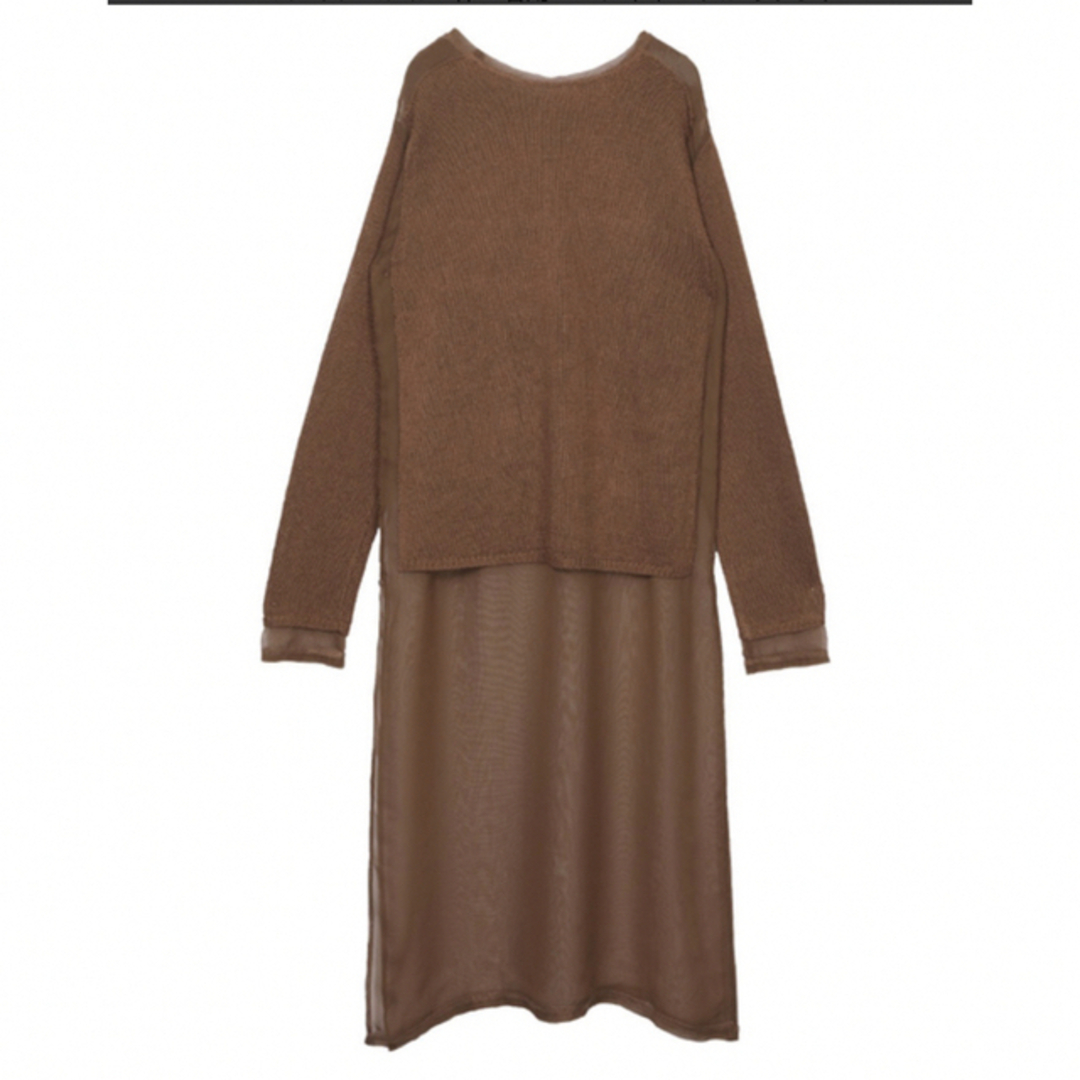 大放出セール開催中 AMERI KNIT DOCKING VOLUME DRESS www.urbanbug.net